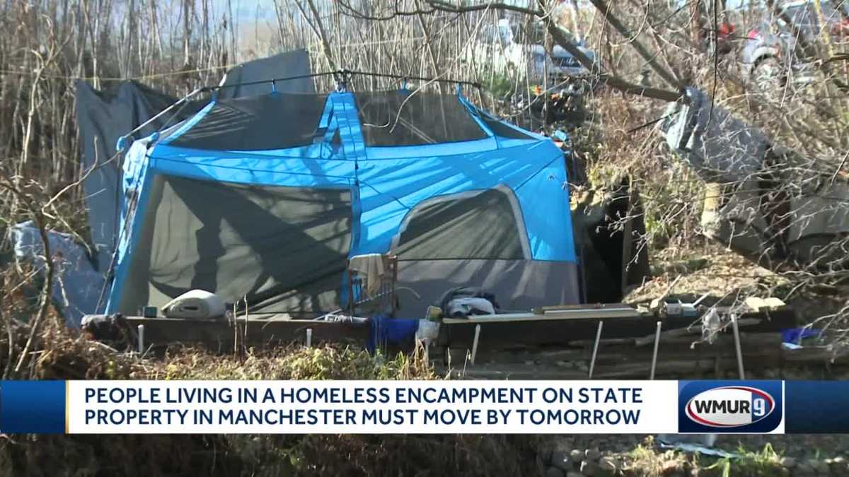 People living in encampment on state property in Manchester must move ...