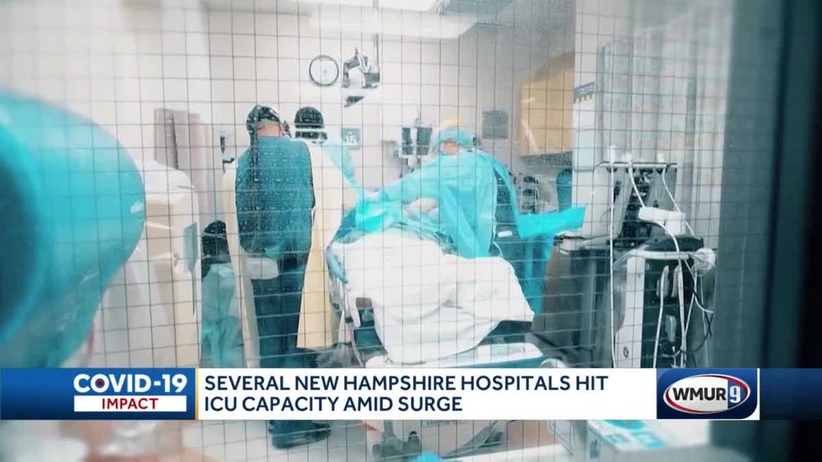 NH COVID update Under 3 of staffed adult ICU beds available
