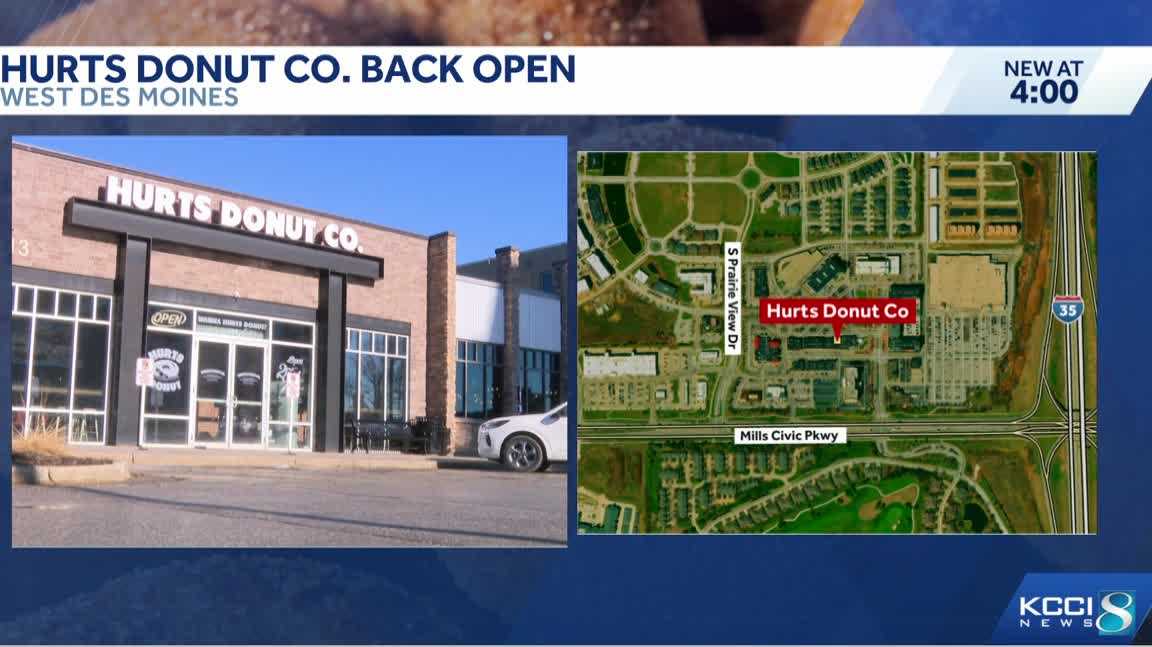 Hurts Donuts reopens in West Des Moines after renovations