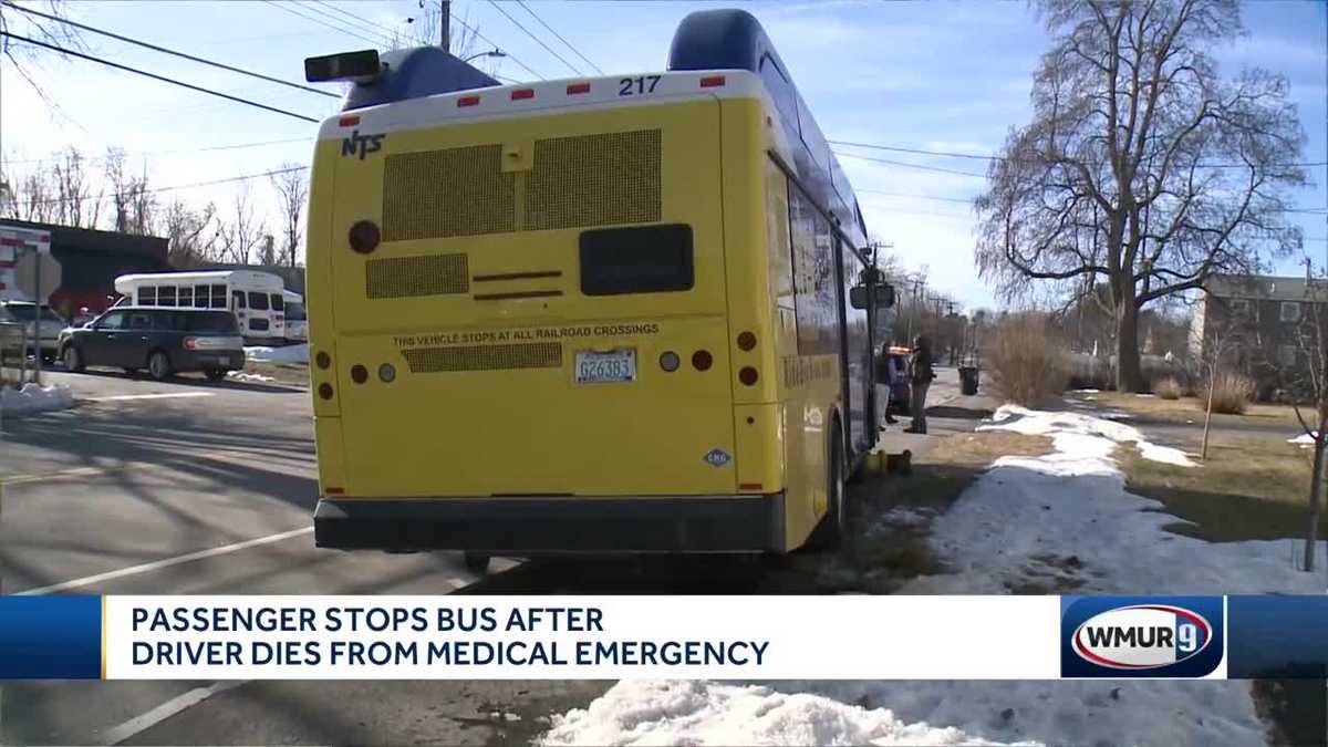 Passenger stops bus after driver suffers medical emergency
