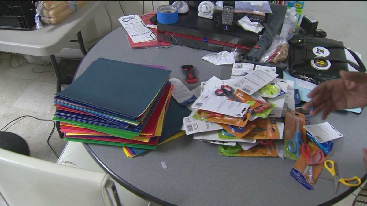 Homeless students getting help with school supplies