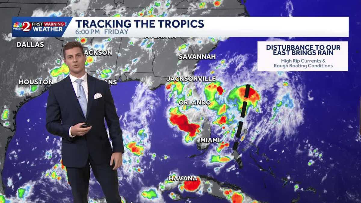 Orlando Weather: Looking wet on Saturday afternoon in central Florida