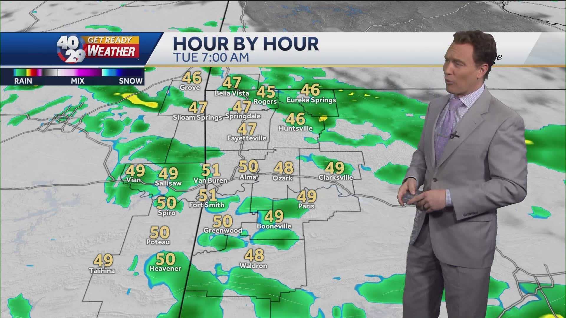 Rain Chances And Chilly Temps Back Tonight