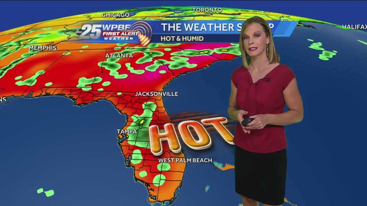 Heat index values to soar near 100 degrees Thursday