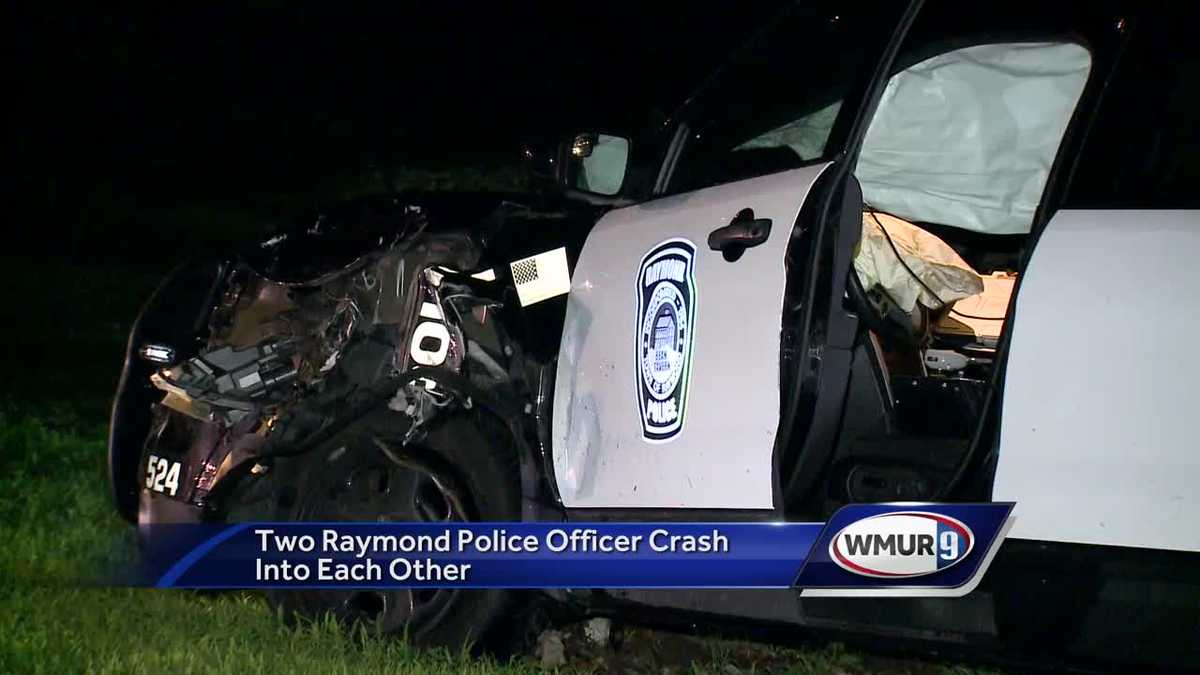 Two Raymond police cruisers crash into each other
