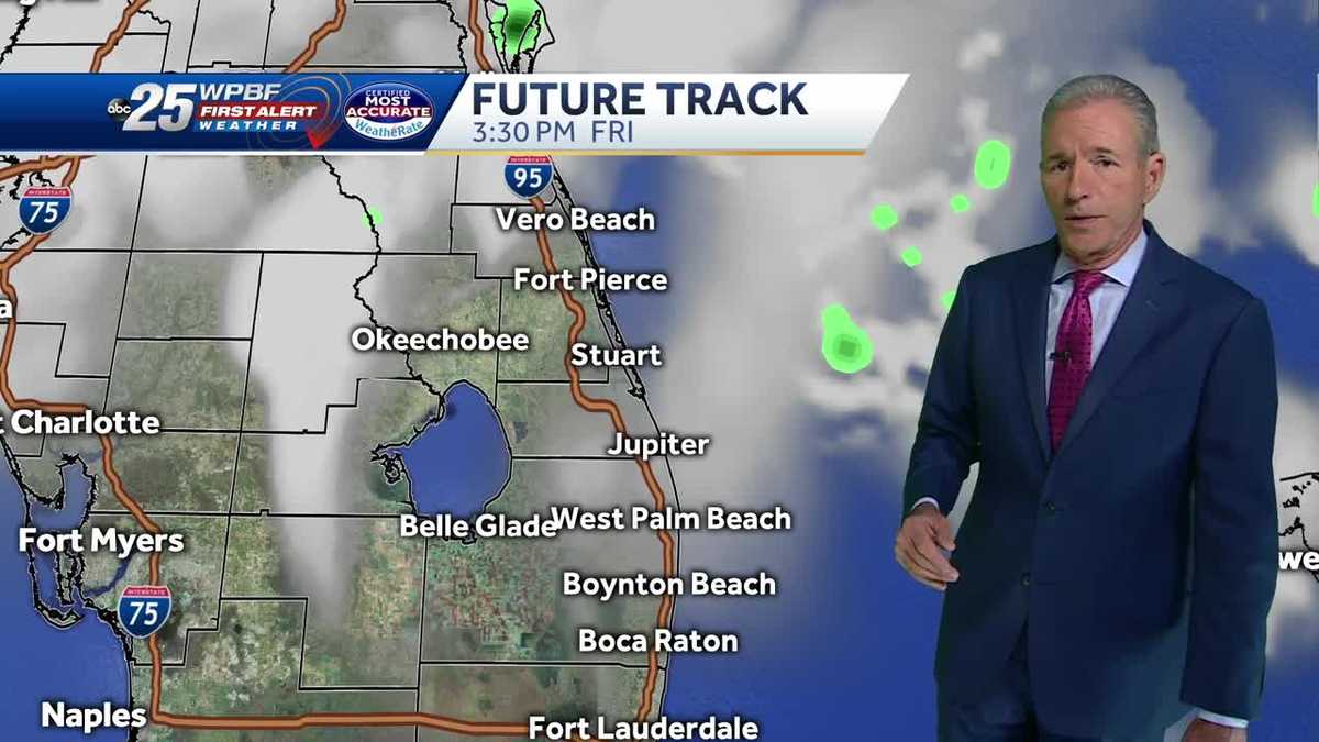 Showers and storms in the forecast