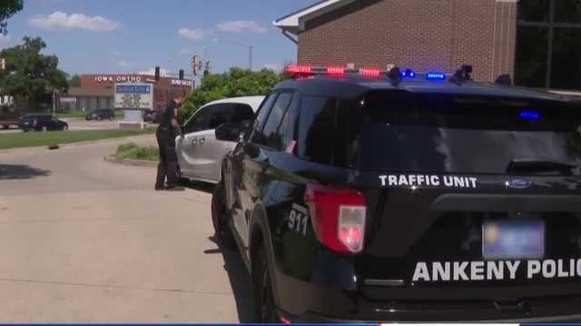 KCCI rides along with local police department for first day of enforcement of hands-free driving law