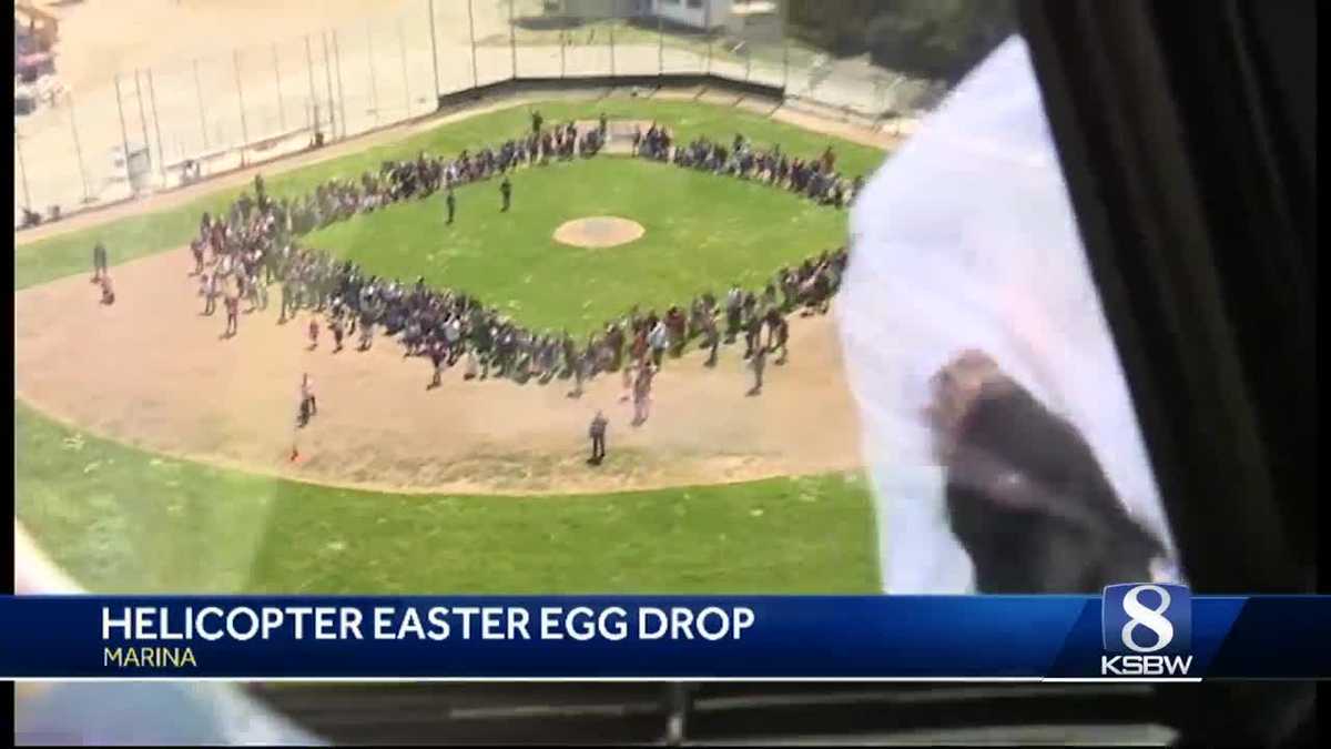 First ever helicopter Easter egg drop in Monterey County