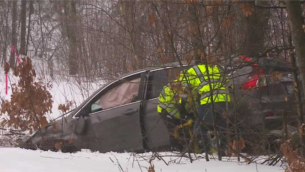 New Hampshire road conditions slippery Tuesday morning