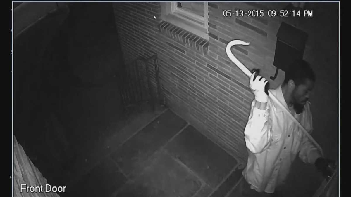 Burglar caught on city home surveillance video