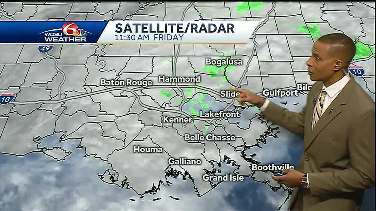 A mostly cloudy and mild Friday