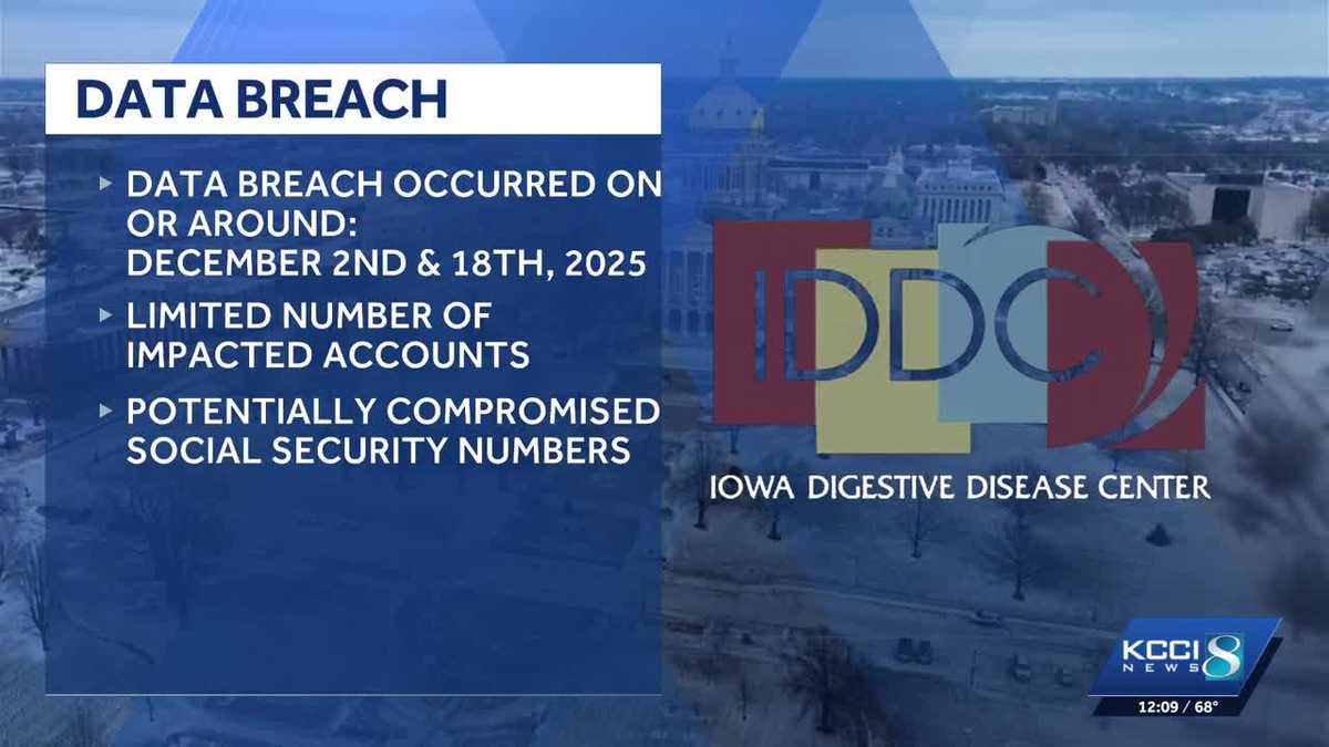 Iowa Digestive Disease Center reports December data breach