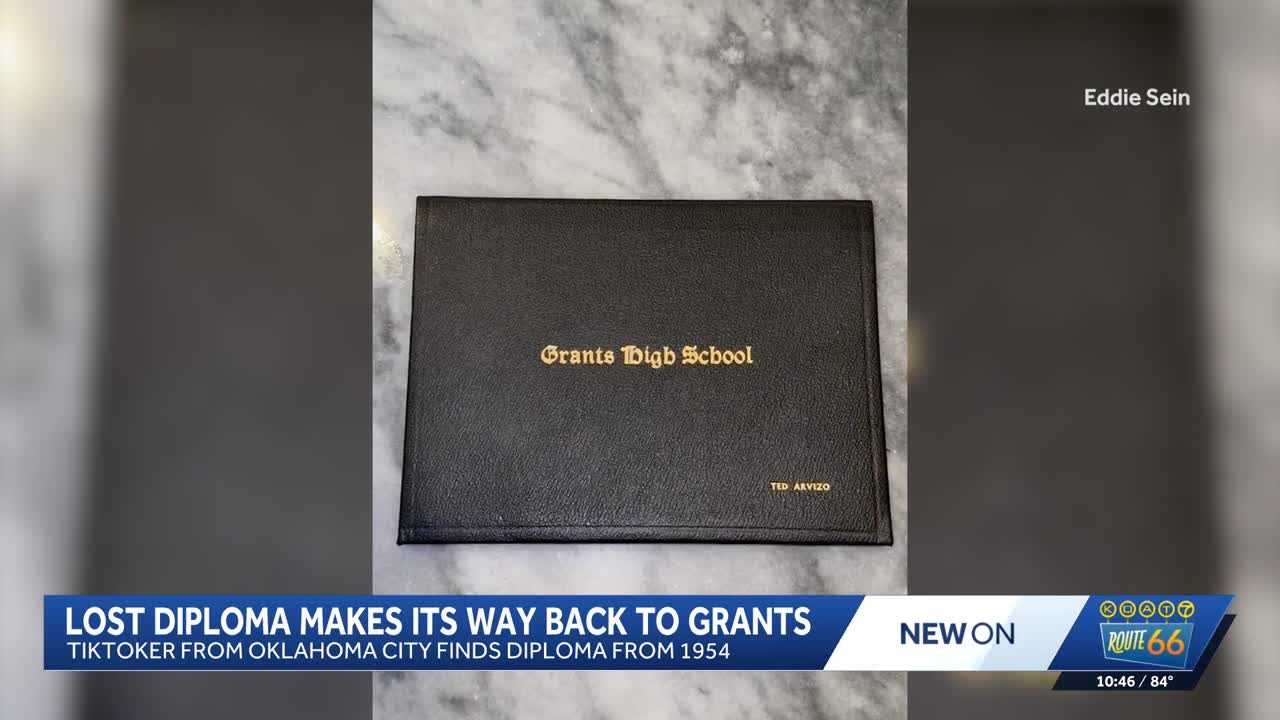 TikToker returns 1954 diploma found at Oklahoma City Goodwill bin