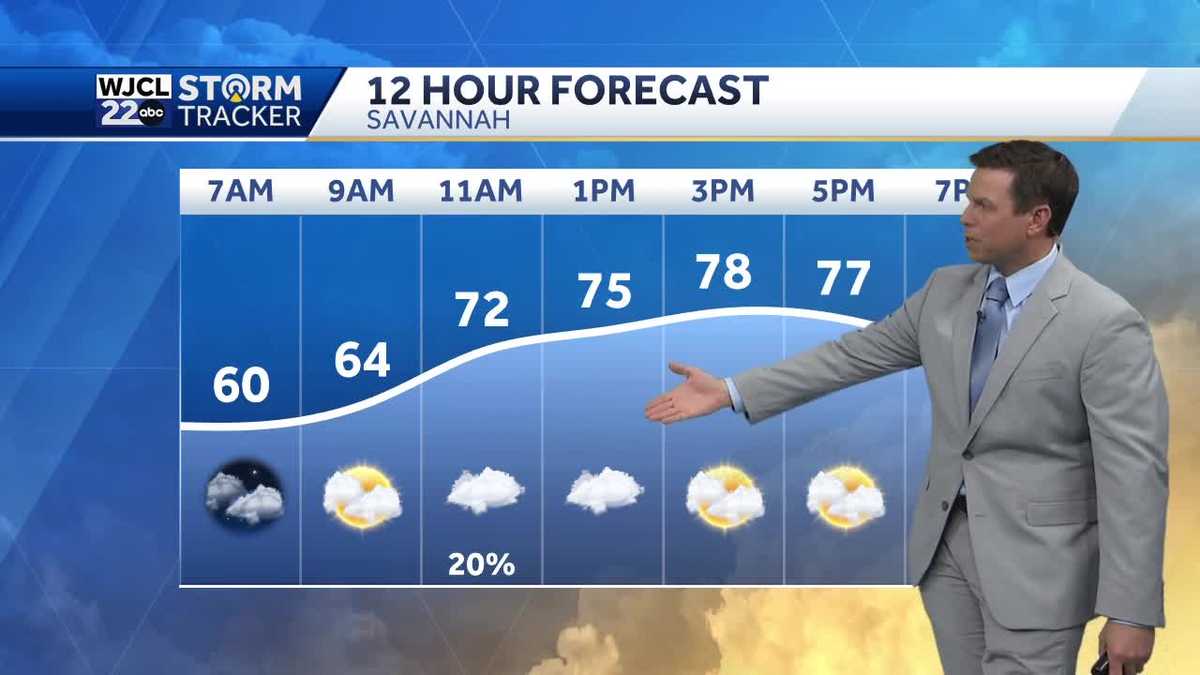 Spotty showers today with very warm weather in the forecast - WJCL
