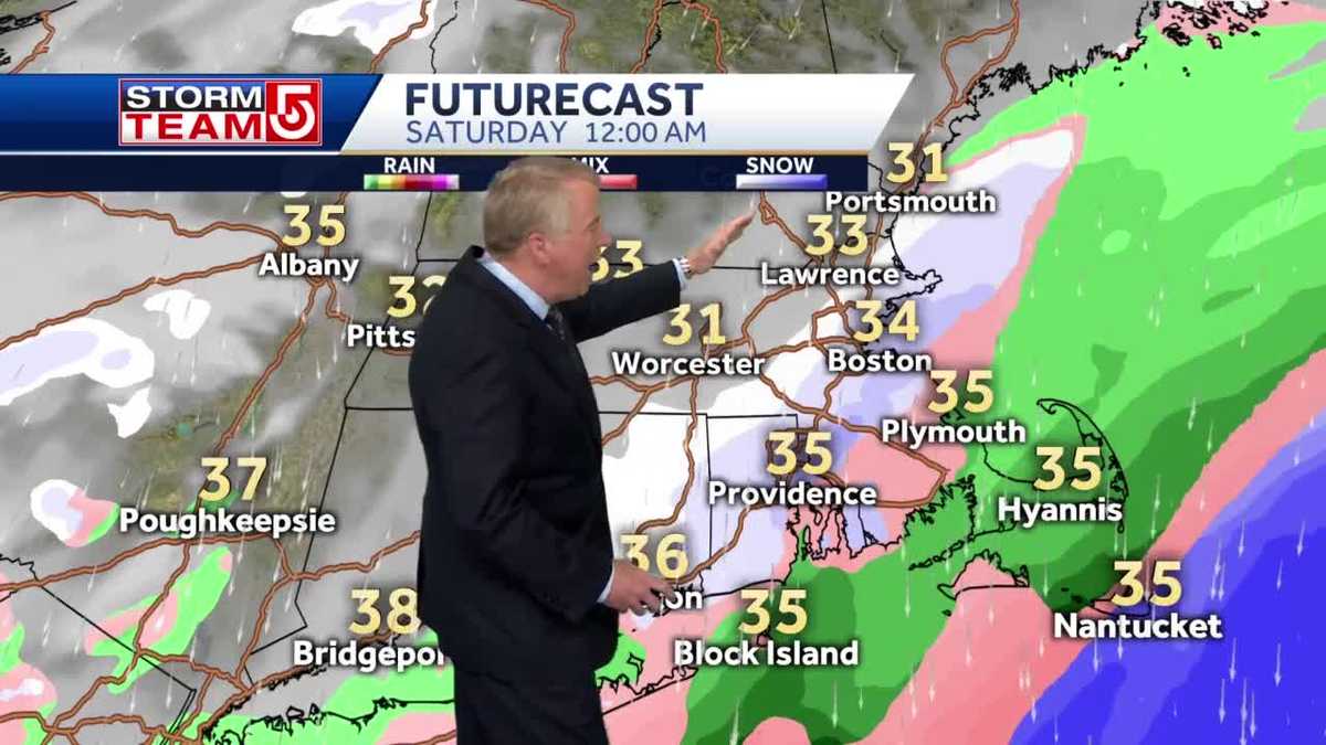Video: Coastal storm to impact parts of Mass. into Saturday