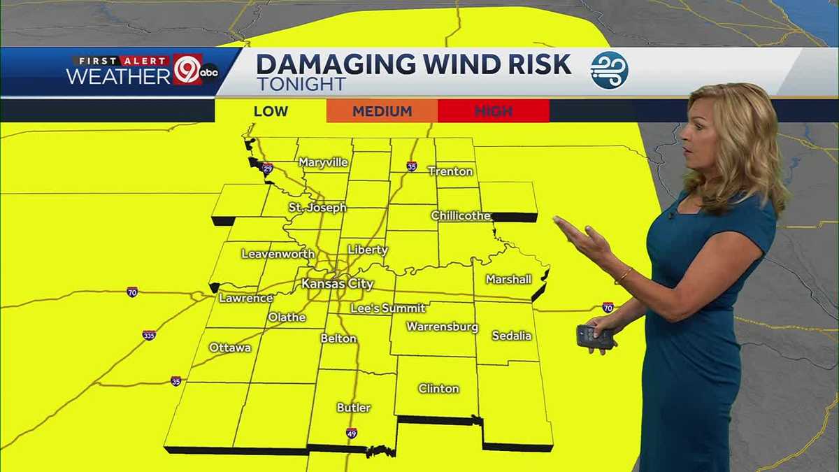 KANSAS CITY WEATHER: Risk of tornadoes, damaging wind, and hail this ...