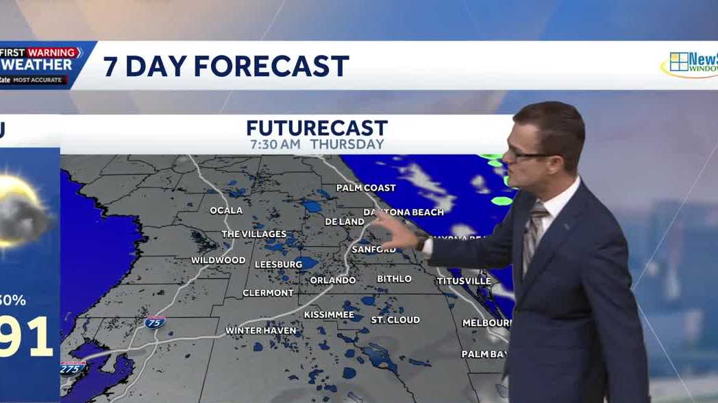 Hotter days ahead with increasing rain chances in Central Florida