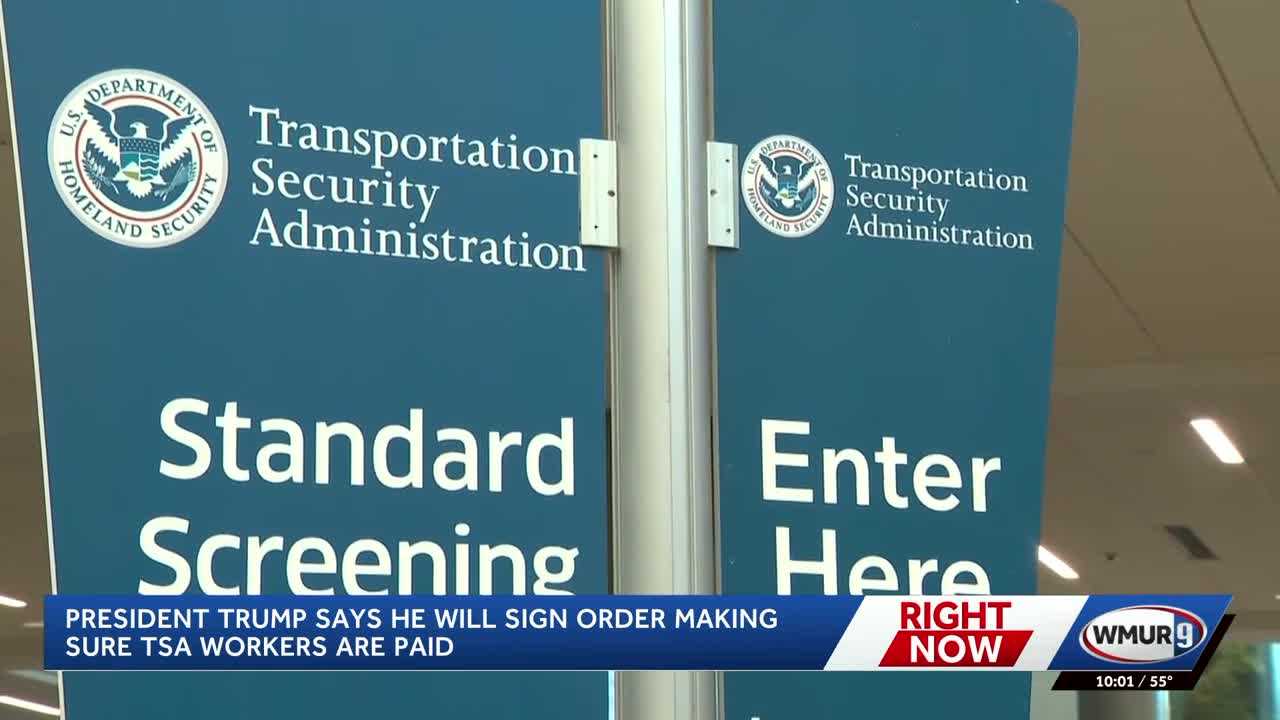 Trump announces executive order to pay TSA workers amid shutdown