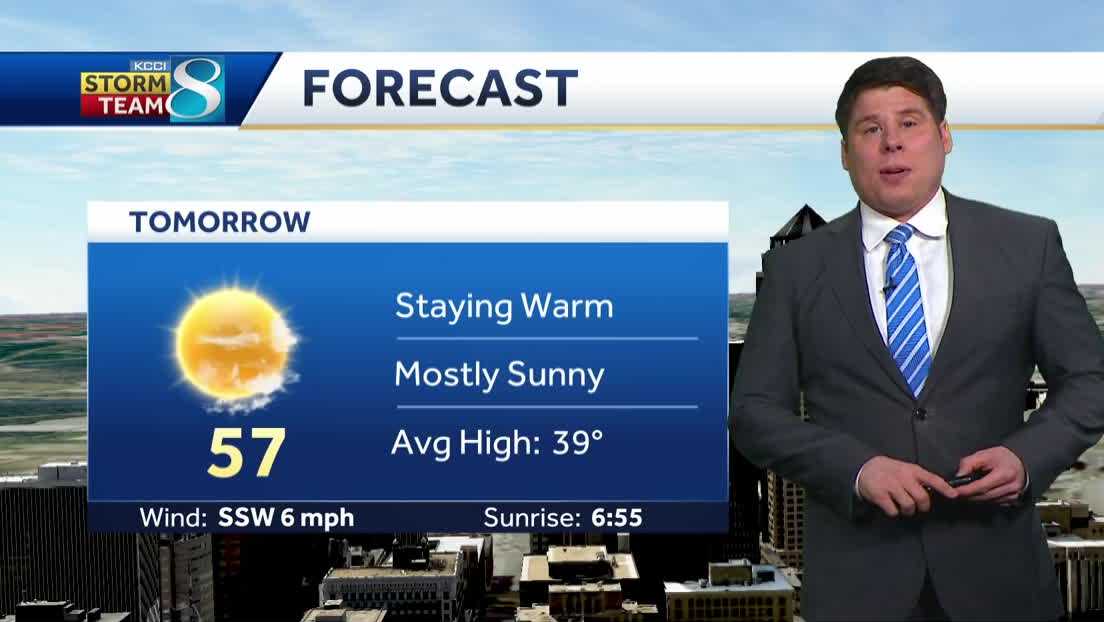 Iowa weather: A much warmer week in Des Moines, some rain chances