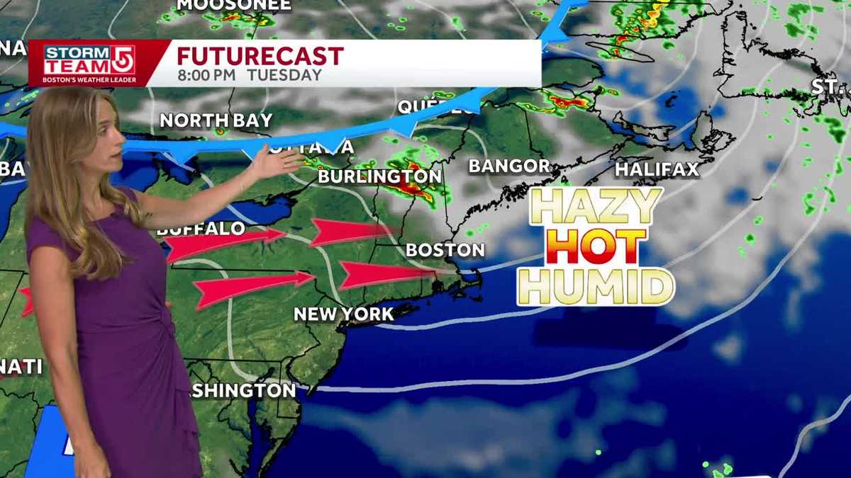 Hot, humid day ahead