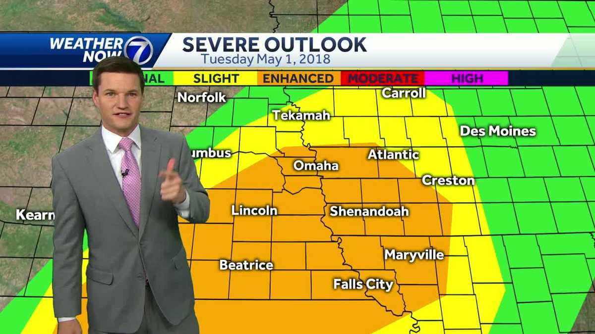 Windy conditions continue, severe weather possible this week