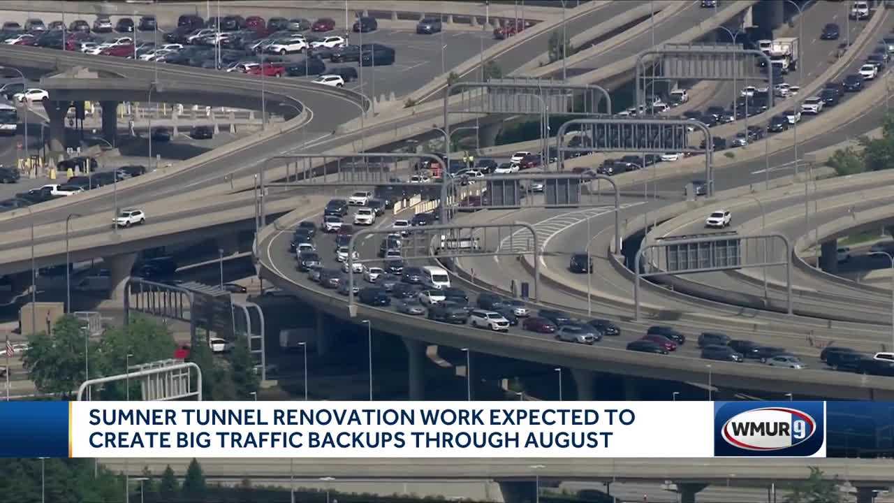 Sumner Tunnel Renovation Expected To Create Big Traffic Backups In Boston