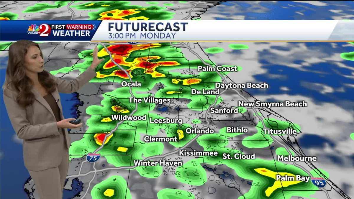 Impact Day Widespread showers and storms expected Monday