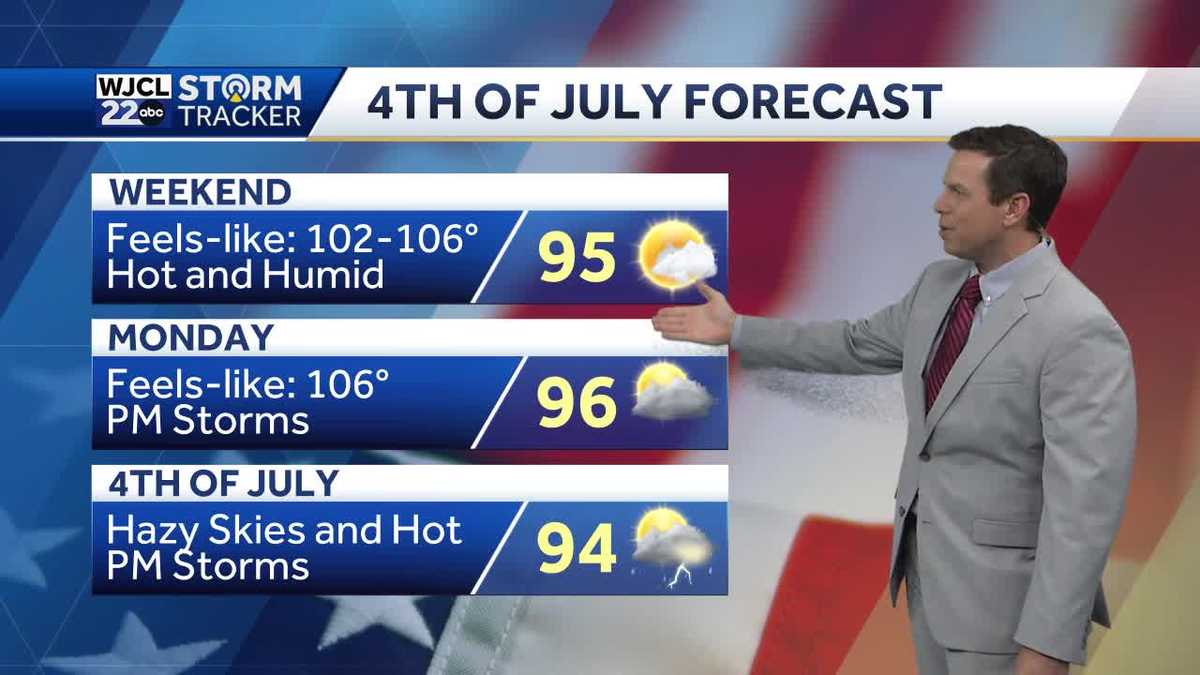 Heat and humidity increase through 4th of July weekend