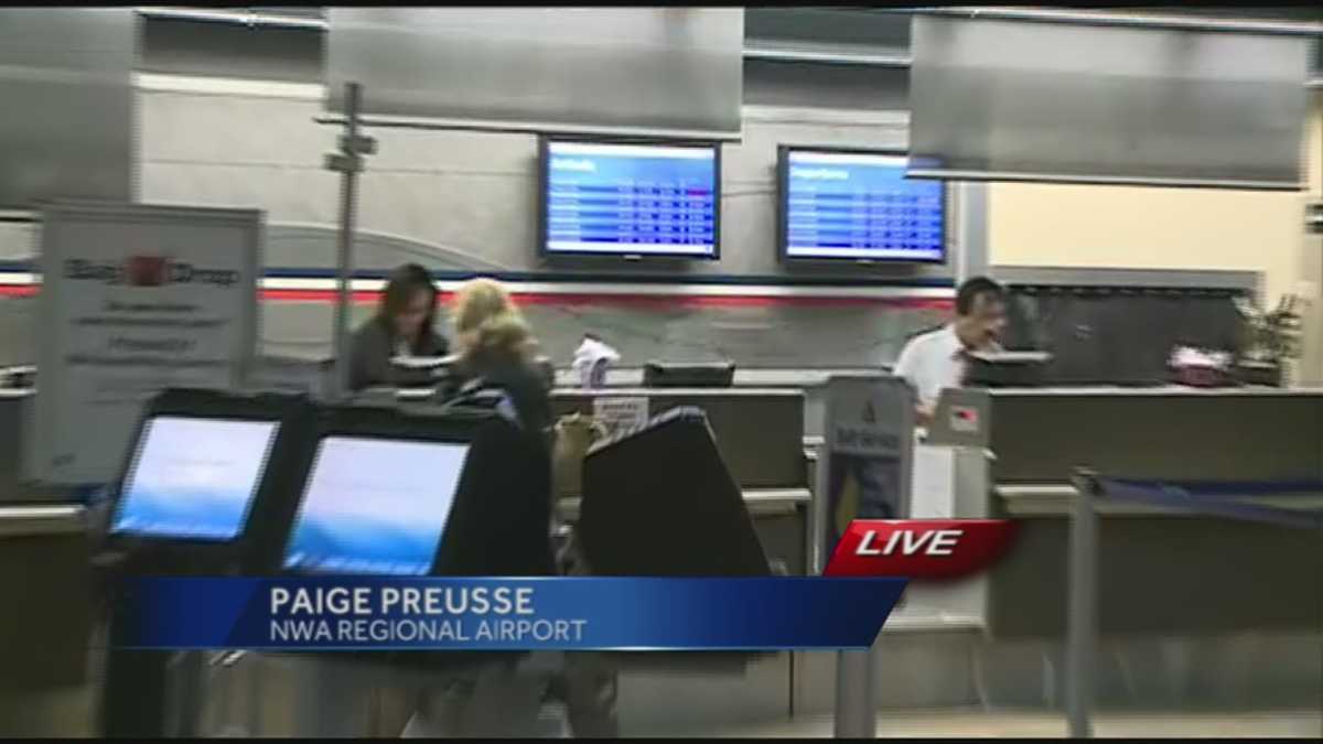 National Weather Causing Delays at XNA