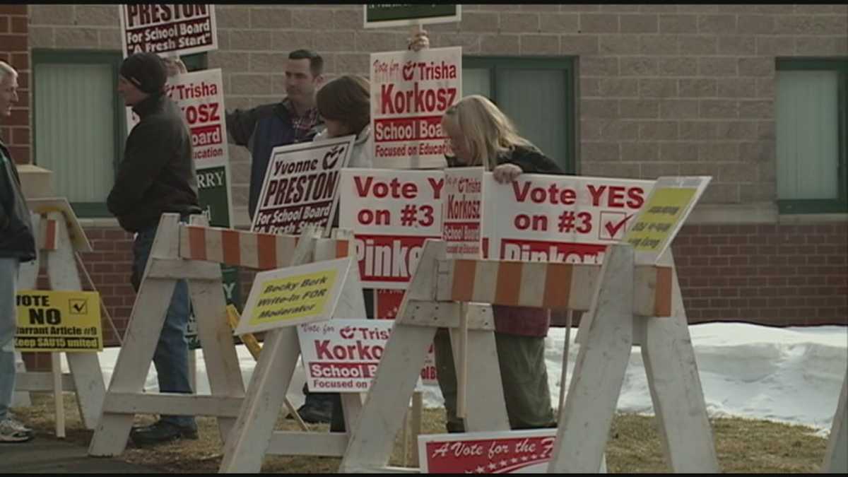School vote drives Hooksett residents to polls