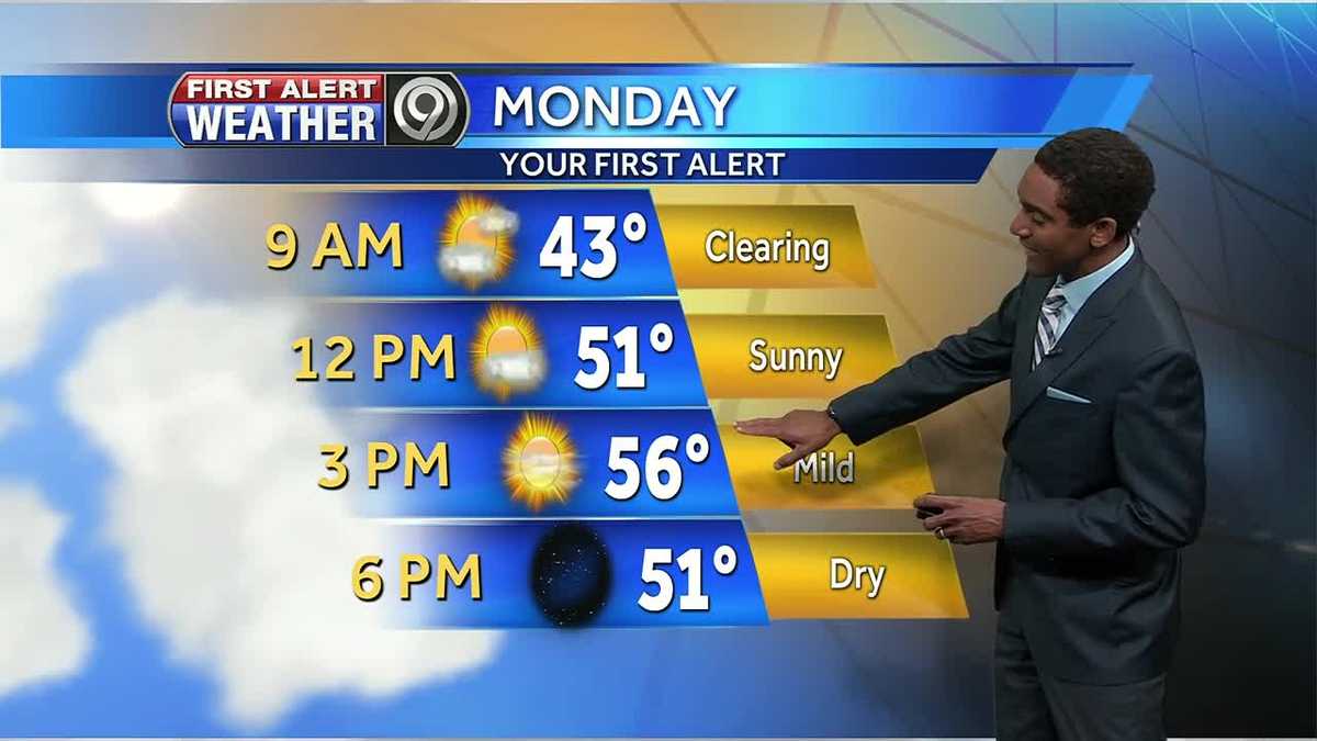 Mild temperatures ahead this week, but a slight chance for snow next ...