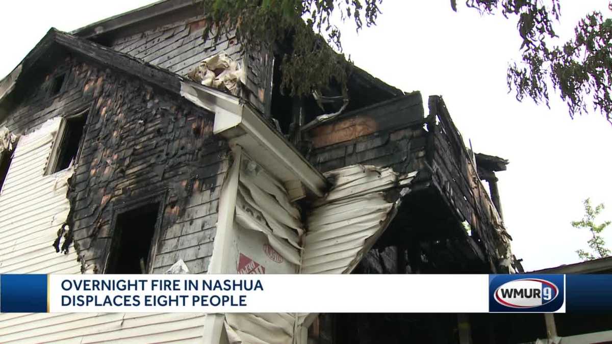 Overnight fire in Nashua displaces eight people
