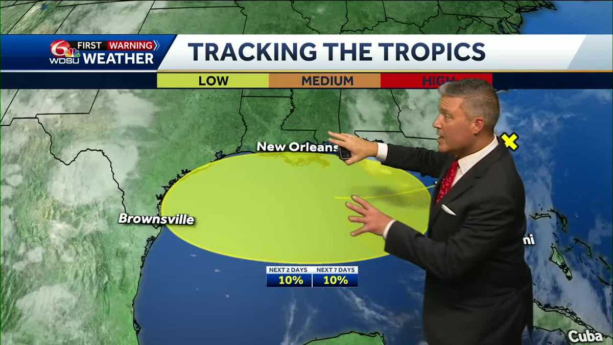 New Orleans weather forecast extreme heat warning high temp storm