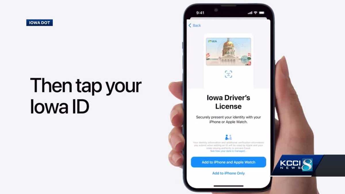 Apple Walletの統合によりアイオワ州の運転免許証がデジタル化される