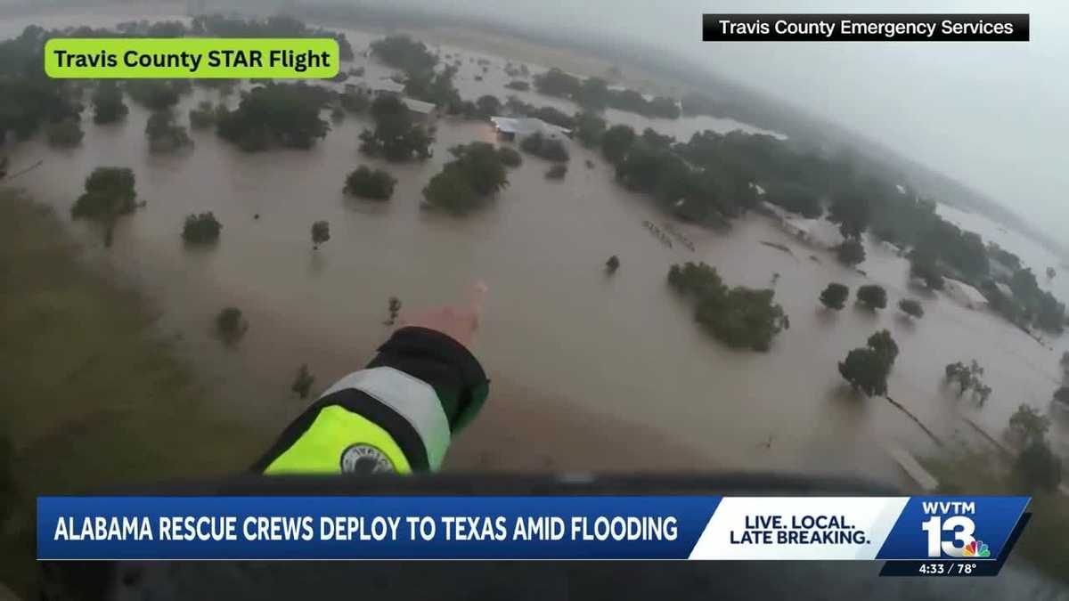 Alabama sends swift water rescue teams to assist with Texas flooding