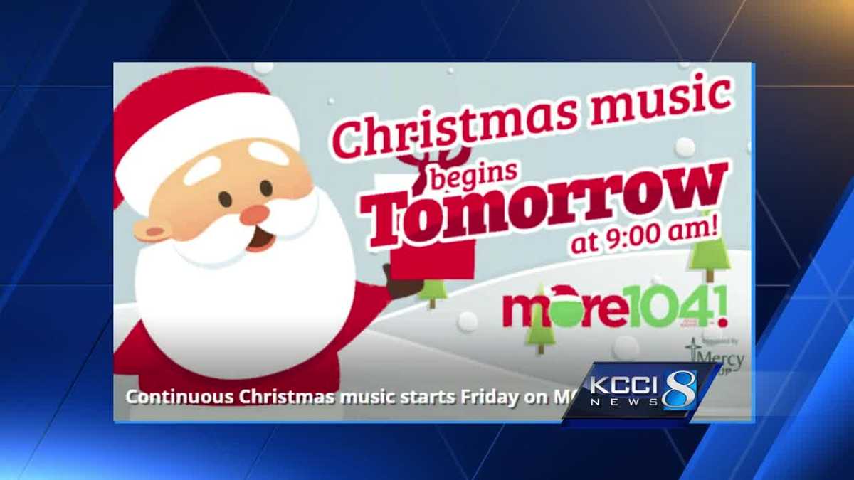 Brace yourselves! Continuous Christmas music starts Friday