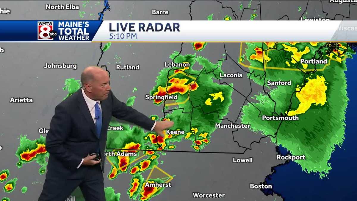 Damaging winds likely with storms as weather moves through Maine
