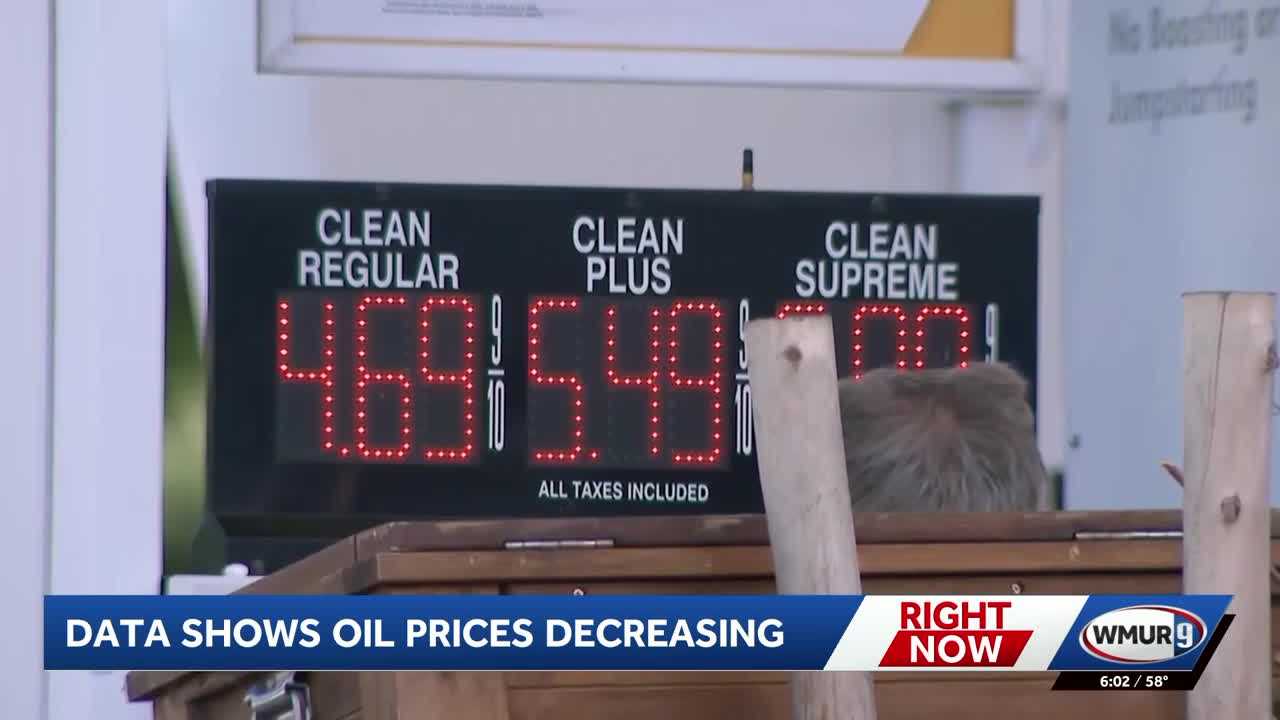 wmur.com - Kendra Broddus - Gas prices begin to fall in NH as oil prices continue to decline