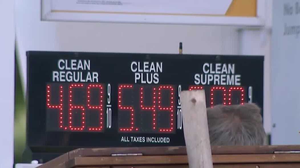Gas prices begin to fall in New Hampshire as oil prices continue to decline