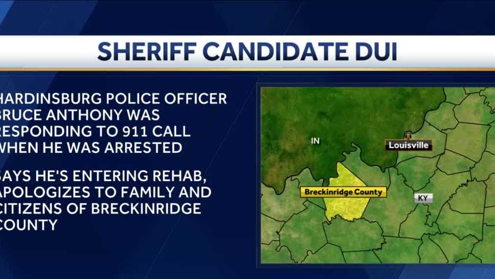 Hardinsburg police officer running for sheriff arrested for DUI