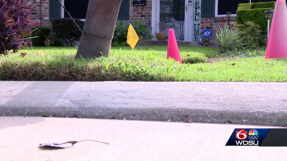 New Orleans East sidewalk sinking causing concerns