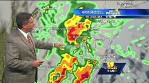 Heavy rain possible Wednesday evening