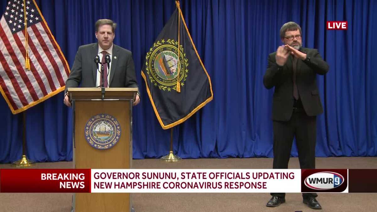 Full video: Gov. Sununu, state officials update public about latest ...