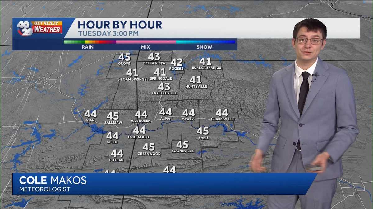 A little warmer Wednesday in Arkansas
