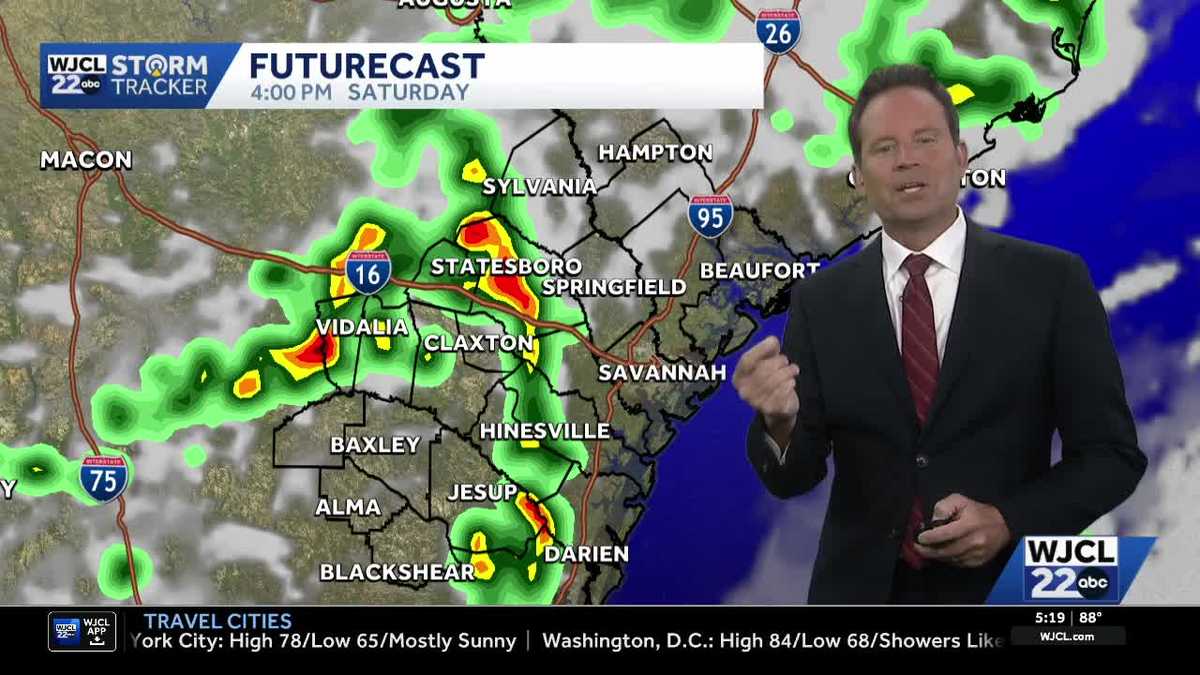 Not a washout, but you may need an umbrella this weekend in Southeast Georgia, Lowcountry