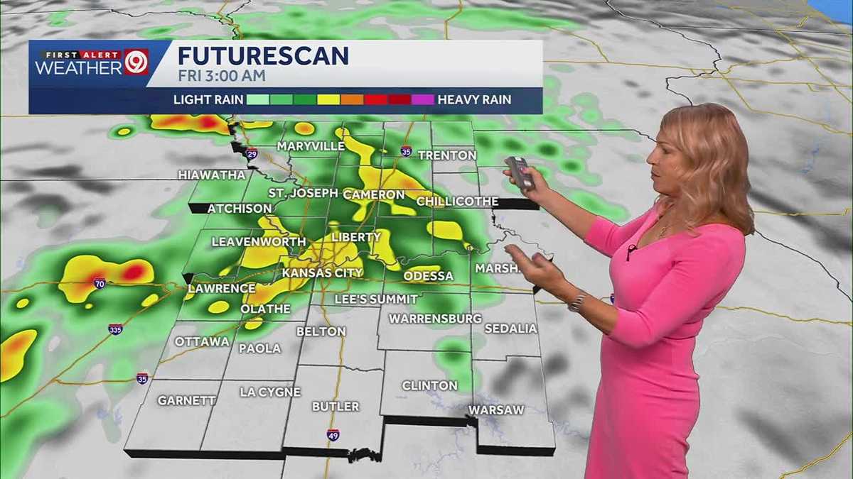 Kansas City may see rain today, potentially impacting outdoor plans