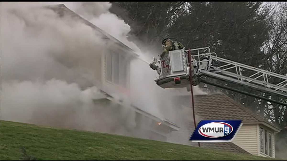 No injuries reported as fire destroys home