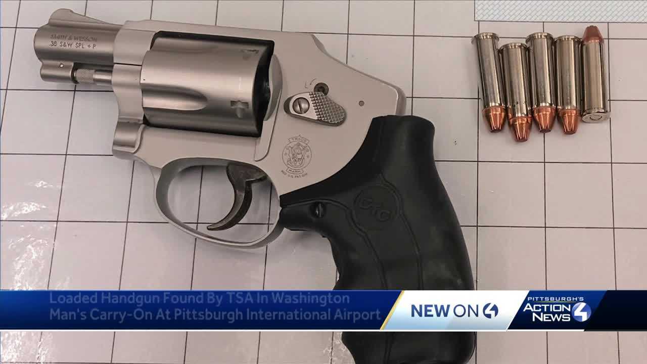 TSA Intercepts Gun At Pittsburgh International Airport, Marks 35th Of 2024