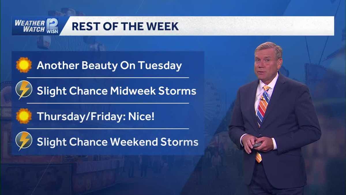 Midweek storm chance for SE Wisconsin