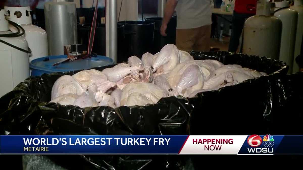 World's largest turkey fry raises money for worthy cause